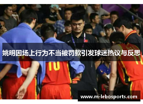 姚明因场上行为不当被罚款引发球迷热议与反思